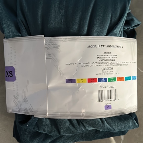 Honeydew Super Soft Fleece Lounge Set - Teal Green - Size XS - NWT - Picture 8 of 8